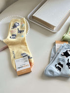 Women's Cat Mid-length Socks