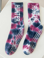 Women's Non-slip Colorful Tie-dye Yoga Socks