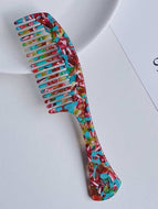 Multicolor Leopard Print Comb