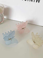 Girls Transparent Butterfly Hairpin