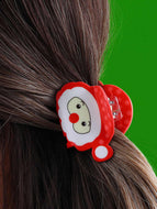 Santa Claus Socks Festive Atmosphere Hair Clip