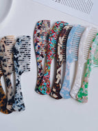 Multicolor Leopard Print Comb