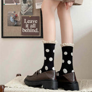 Large Polka Dot Women's Socks