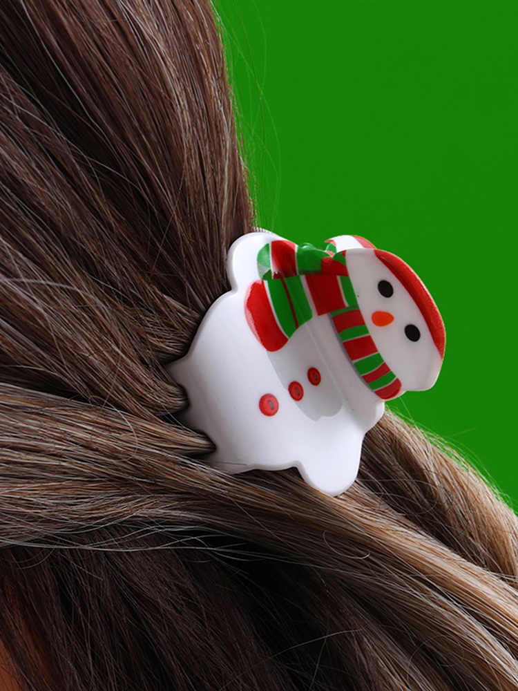 Santa Claus Socks Festive Atmosphere Hair Clip