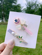 Flower Star Moon Cute Bangs Hairpin