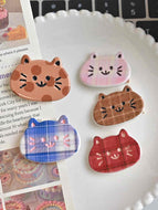 Colorful Kitten Small Hair Clip