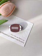 Mini Basketball Rugby Football Hair Clips