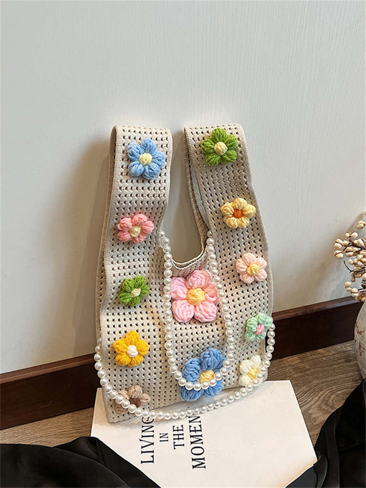 Hollow Woven Women's Handbag