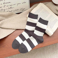 Two-tone Striped Women's Socks