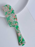 Multicolor Leopard Print Comb