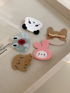 Animal Rabbit Panda Bangs Hairpin