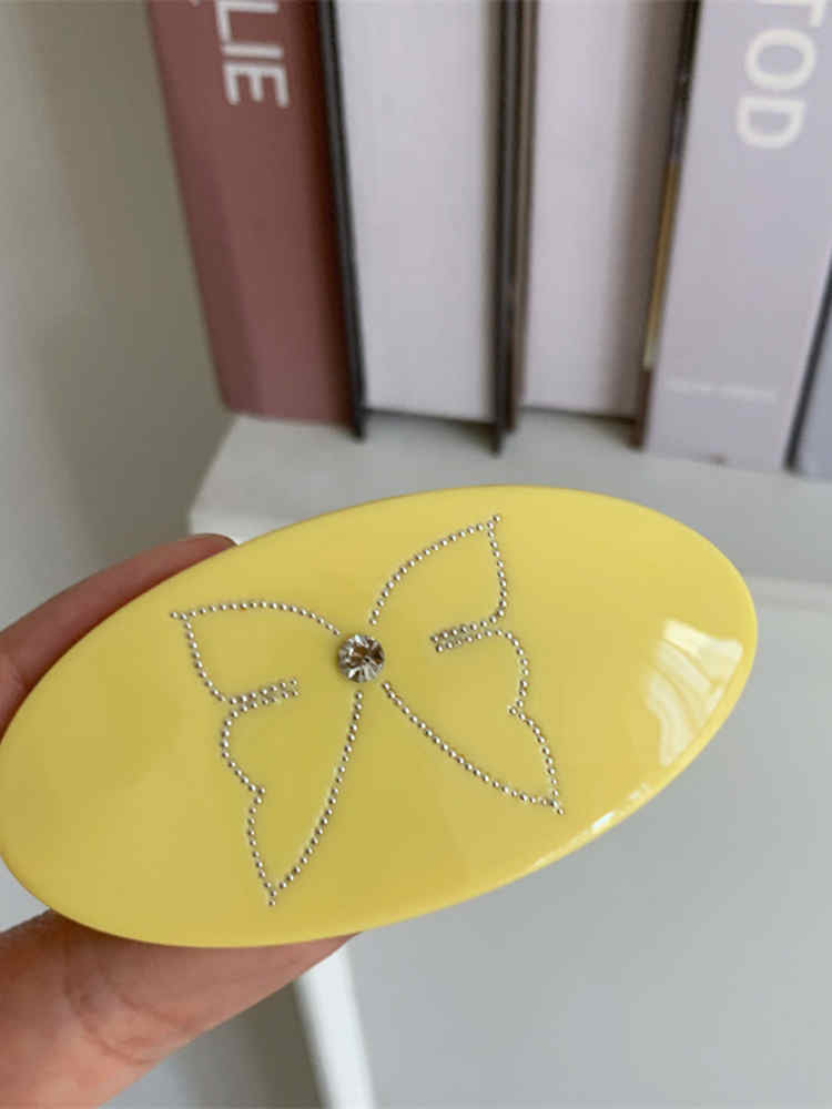 Oval Butterfly Spring Clip