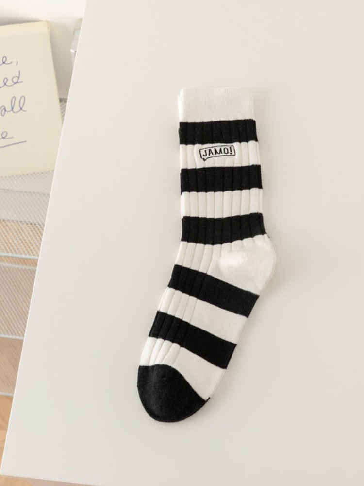 Striped Color Block Socks