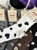 Women's Printed Heart Socks