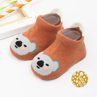 New Three-dimensional Cartoon Low-top Children's Baby Trampoline Socks Big Heel Non-slip Floor Boat Socks