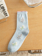 Leaves and Flowers Women's Socks