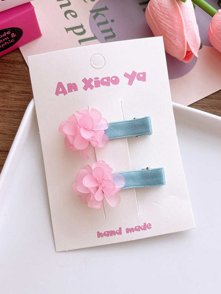 Children's Bangs Clip with Small Flower