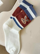 Striped Color Matching Women's Socks