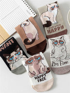 Cute Little Animal Kitten Socks