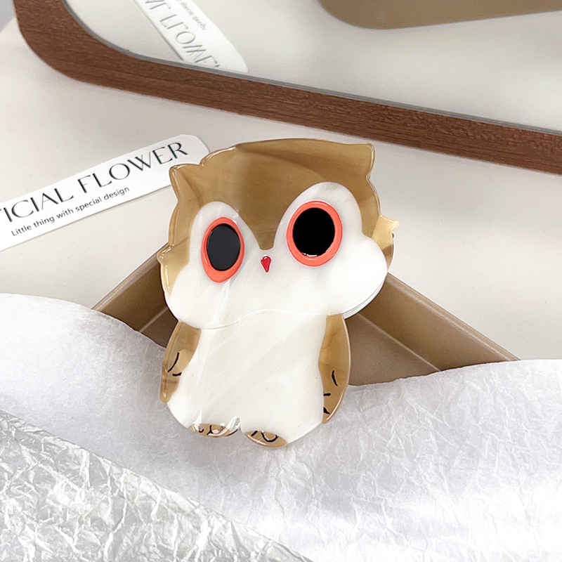 Luminous Cute Owl Creative Hairpin