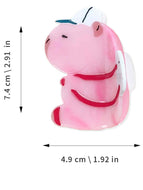 Pink Capybara Animal Hair Clip