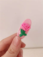 Oval Flower Hairpin Tulip Hair Accessory