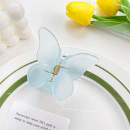 Butterfly Frosted Hair Clip