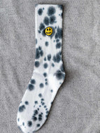 Smiley Face Tie-dye Socks