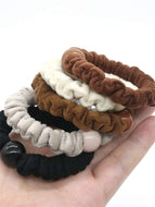 Solid Color Plush Scrunchie