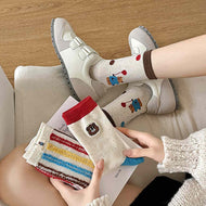 Cartoon Balloon Bear Women's Socks