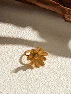 Small Daisy Ring Golden All-match Bracelet