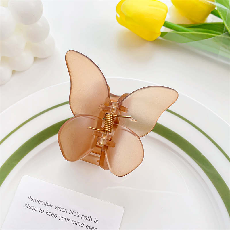 Butterfly Frosted Hair Clip