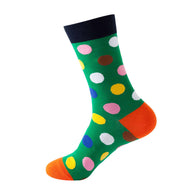 Polka Dot Print Adult Stocking Elastic Socks