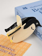 Penguin Black and White Acetate Hairpin