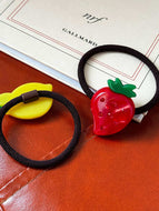 Acetate Fruit Rubber Band Hair Tie