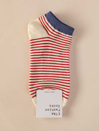 Striped Short Socks for Girl