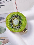 Kiwi Fruit Hair Clip Funny Ornaments