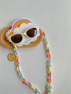 New Children's Sunglasses with Glasses Chain Set