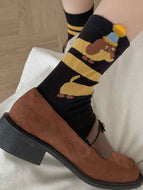 Dachshund Cartoon Women's Socks