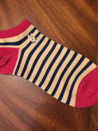 Striped Women's Shallow Mouth Socks