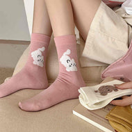 Flocked Animal Cute Women's Socks