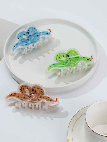 Cartoon Little Snake Creative Hairpin