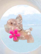 Puppy Flower Hair Clip Hair Accessory