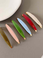 Candy Color Oval Hair Clip