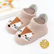 New Three-dimensional Cartoon Low-top Children's Baby Trampoline Socks Big Heel Non-slip Floor Boat Socks