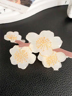 Wintersweet Flower Hairpin for Girls