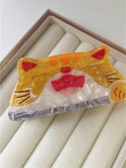 Cartoon Cat Acetic Acid Scratching Clip