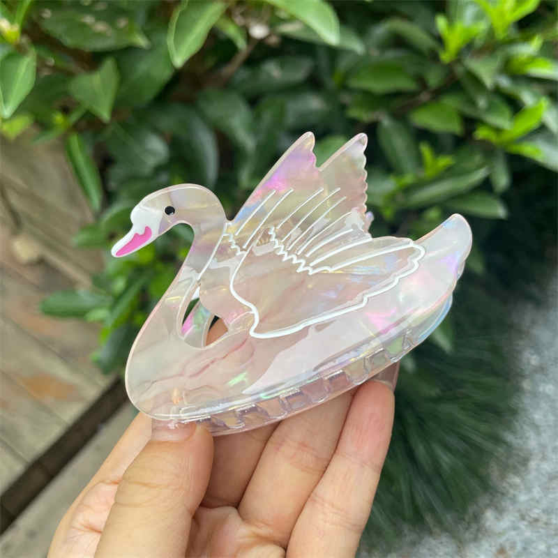 Goldfish Swan Animal Hair Clip