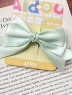 Solid Color Bow Hairpin