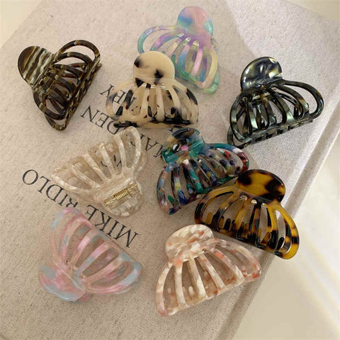 Hollow Multicolor Women's Hair Clip